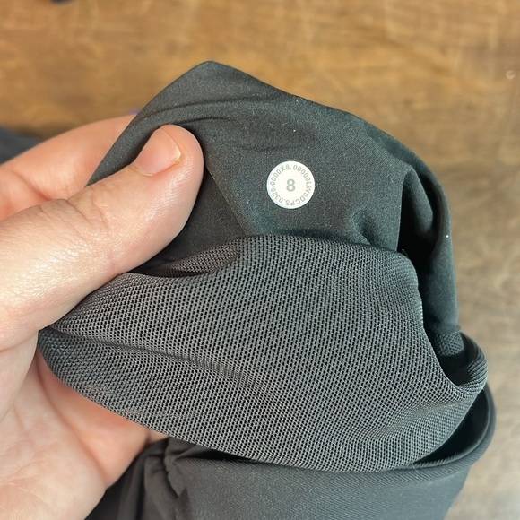 Lululemon Gray Stretch High-Rise Pant 7/8 Length Pant- 8 - Picture 10 of 10